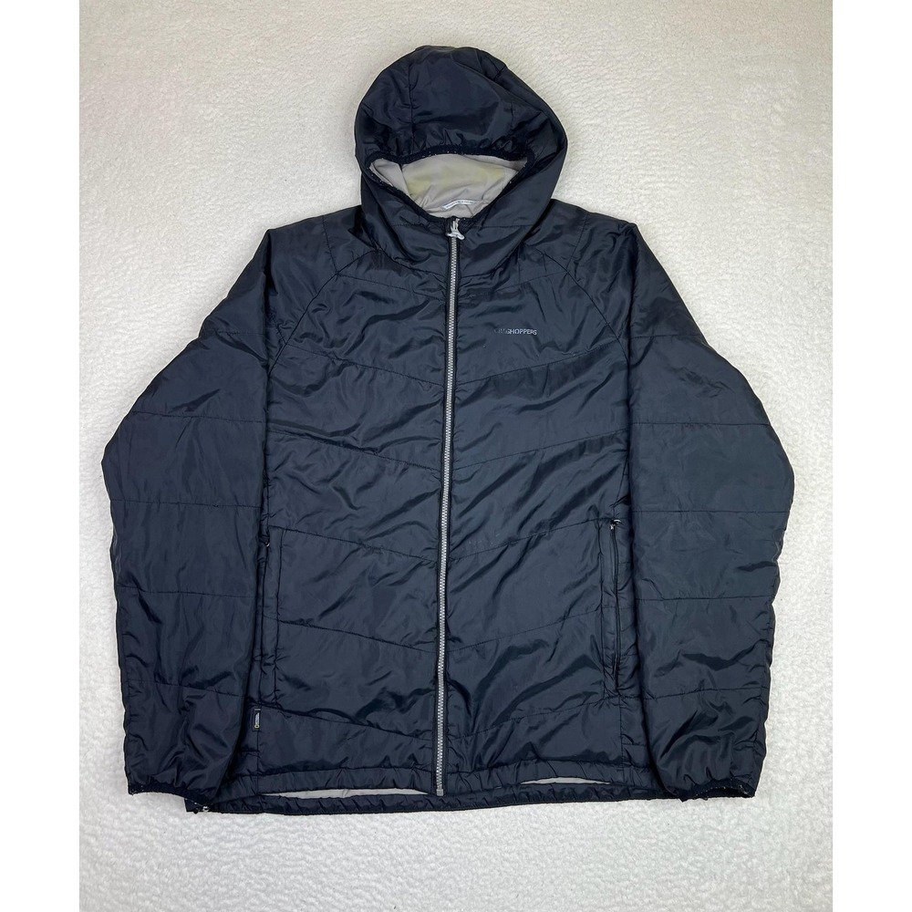 Craghoppers Jacket Mens 2XL Black Hooded Puffer Insulated National Geographic